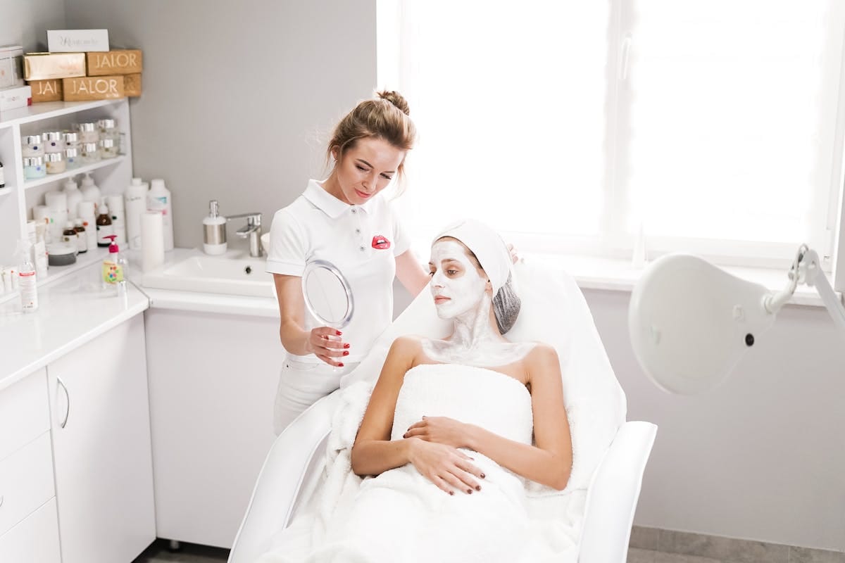 Can estheticians work from home - professional skincare treatment setup in home beauty studio