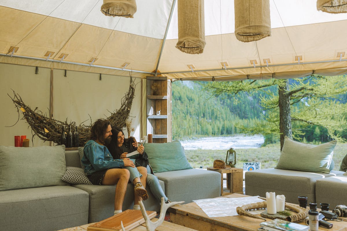 Best Glamping Jackson Hole: Top Wilderness Retreats 2 Glamping Jackson Hole Wyoming luxury tent with mountain wilderness views