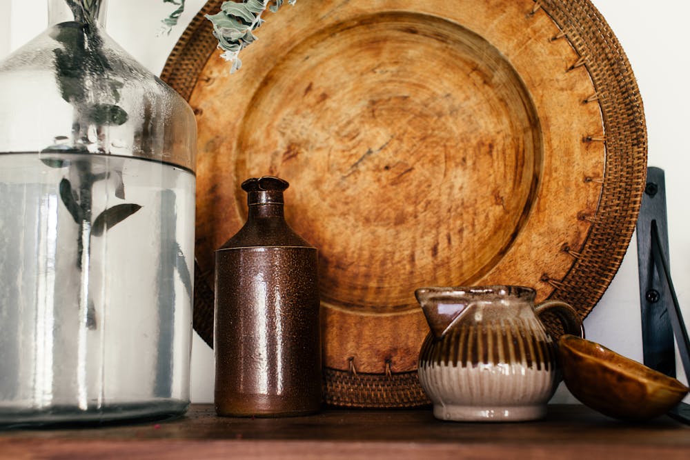 styled home interior decor details and accessories
