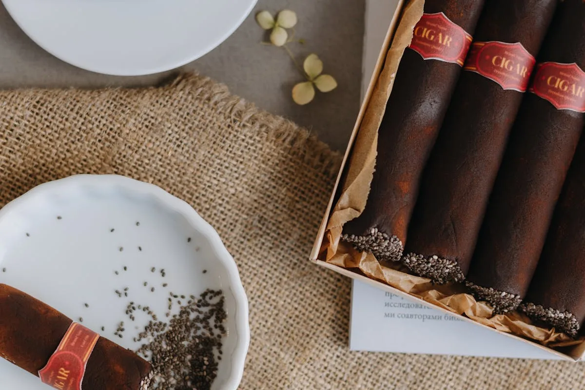 Best coffee cigars - elegant arrangement alongside an espresso cup for the perfect pairing