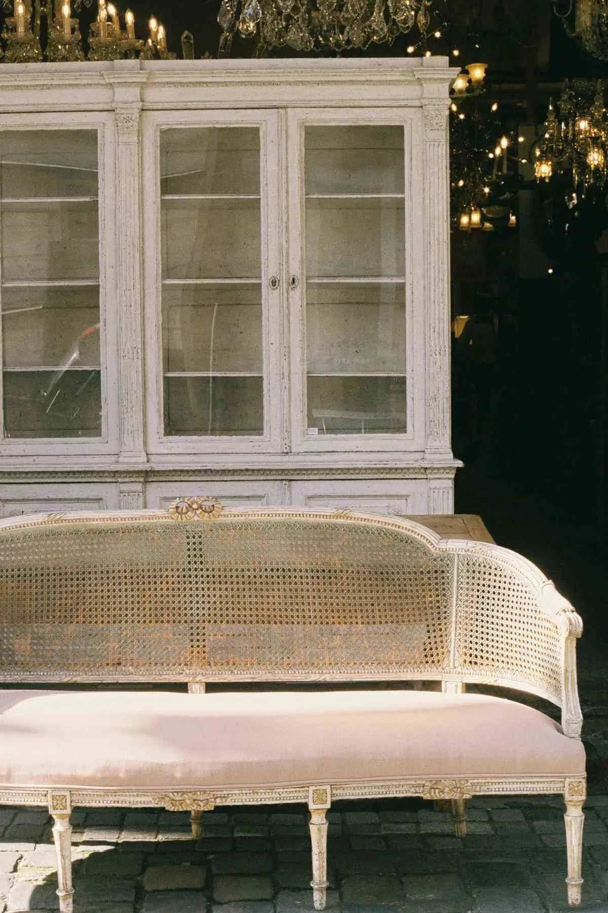 French country furniture white armoire antique sofa elegant interior decor