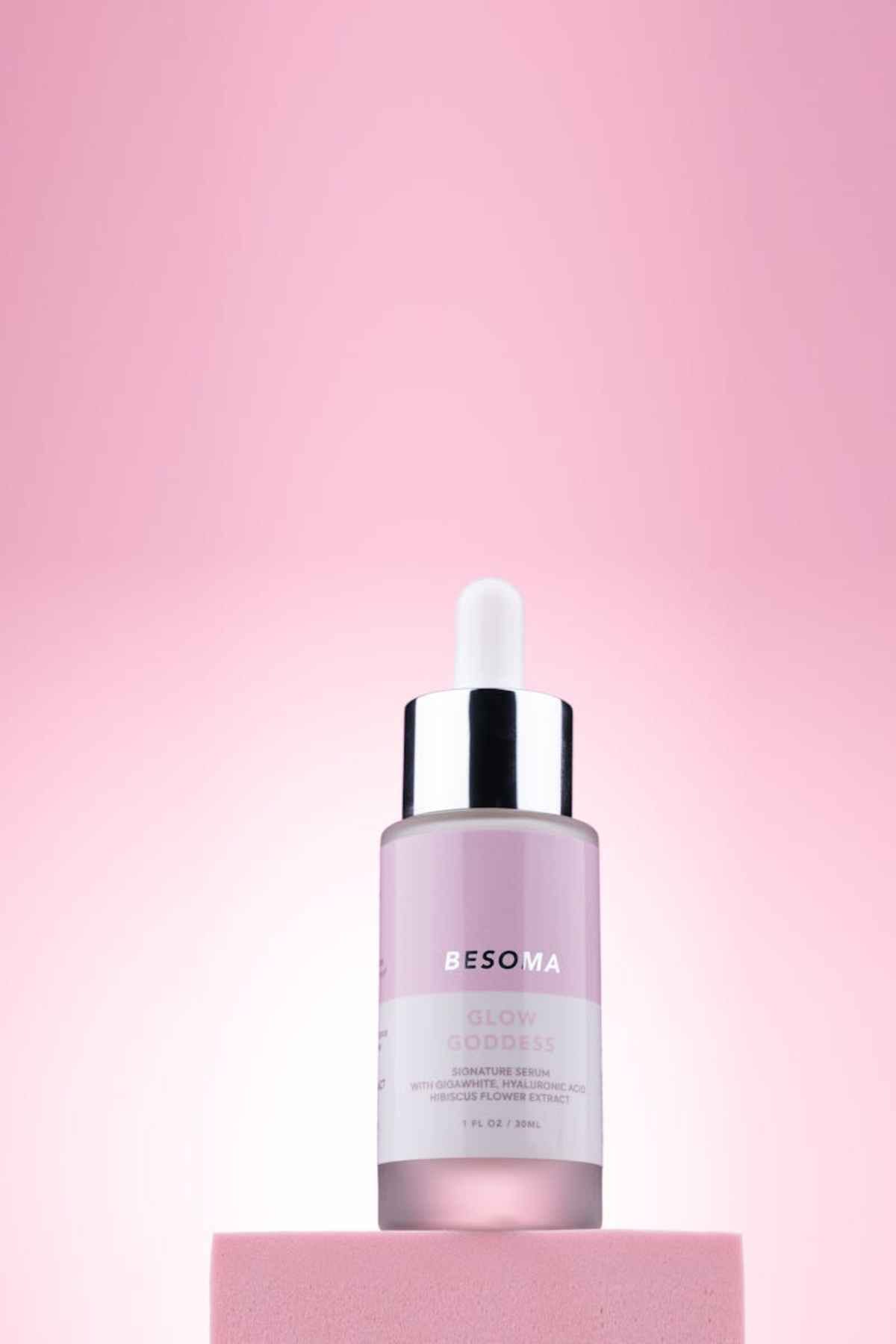 Cosmetic serum vial luxury skincare product