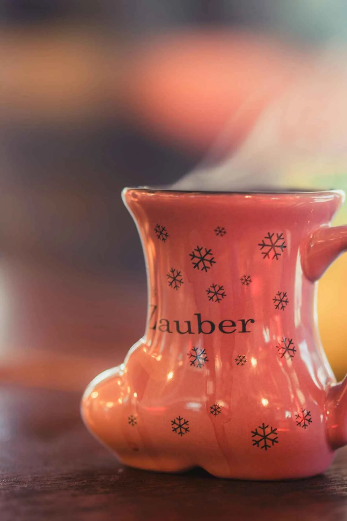 Elevated Mulled Wine: The Perfect Hot Wine Recipe for Winter Hosting 12 Mulled wine in festive mug with snowflake design warm holiday drink