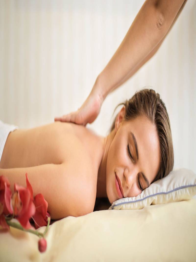 travel and glow skincare treatments luxury spa portrait