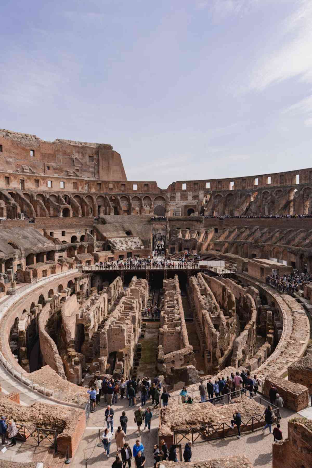 Tuscany Day Trips from Rome: Scenic Tours to Savor 7 Breathtaking aerial shot of the Colosseum interior architecture Rome Italy