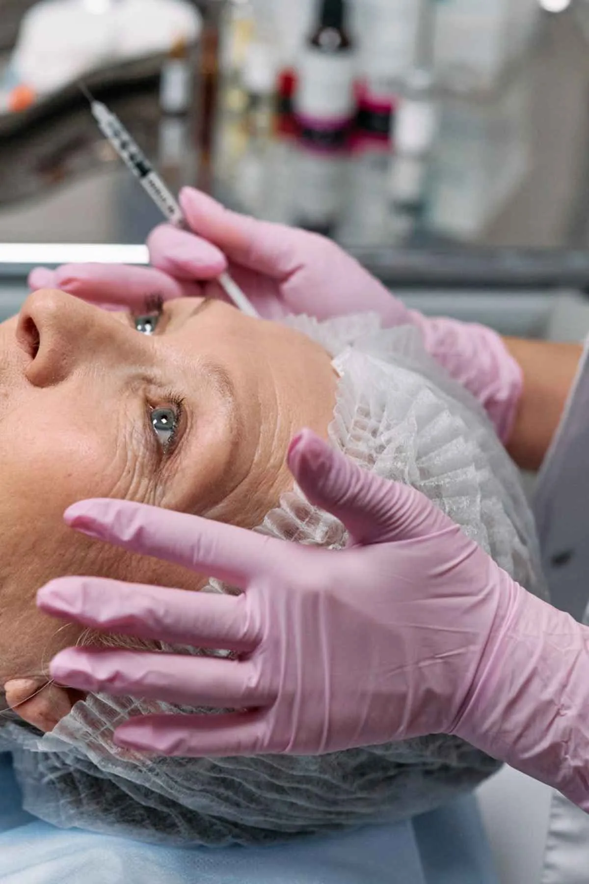 What Does Botox Feel Like When It Starts to Work: The Sensations Explained 10 Close-up of cosmetic injection treatment aesthetic clinic